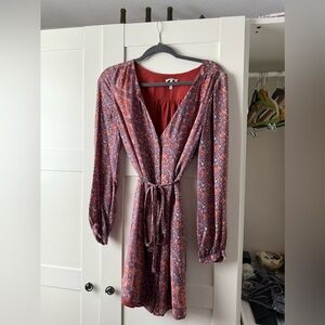 Joie Long-Sleeve Mini Dress - Size M